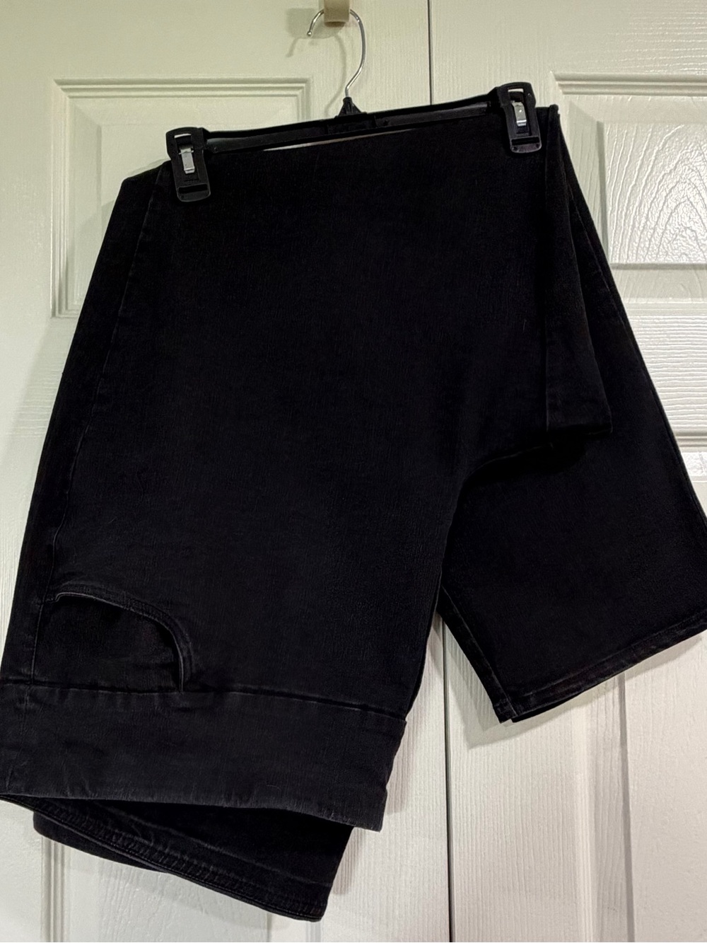Alfred Dunner Black Denim Pants